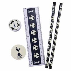Tottenham Hotspur FC Clear Pencil Case Stationery Set