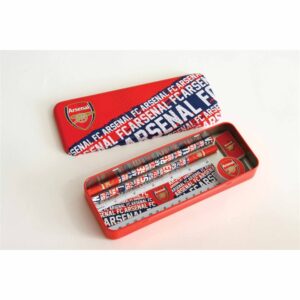 Arsenal FC Crest Tin Stationery Set