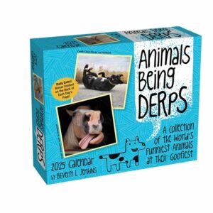Animals Being Derps Desk Calendar 2025