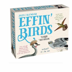 Effin' Birds Desk Calendar 2025