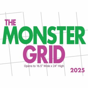 Monster Grid Deluxe Calendar 2025