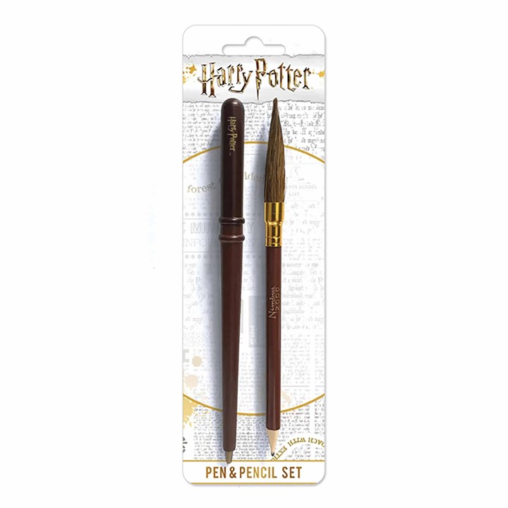 Harry Potter, Wand Pen & Broom Pencil Set