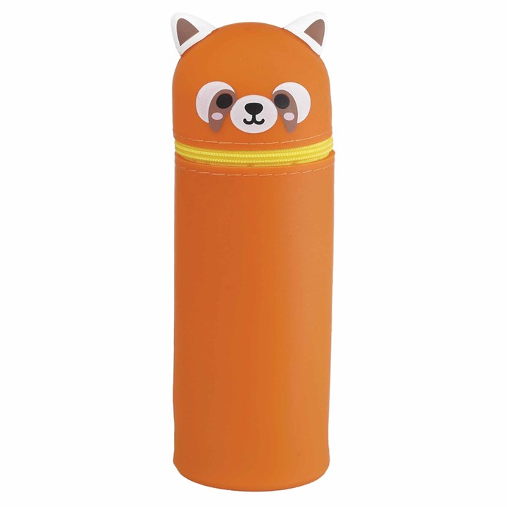 Adoramals Red Panda Silicone Upright Pencil Case