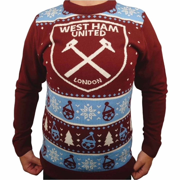 West Ham United FC Christmas Jumper Small