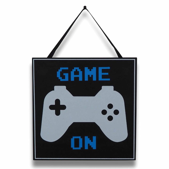 Game On – Hanging Plaque