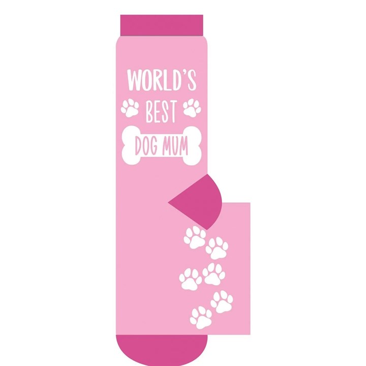 World’s Best Dog Mum Socks – Size 4 – 8