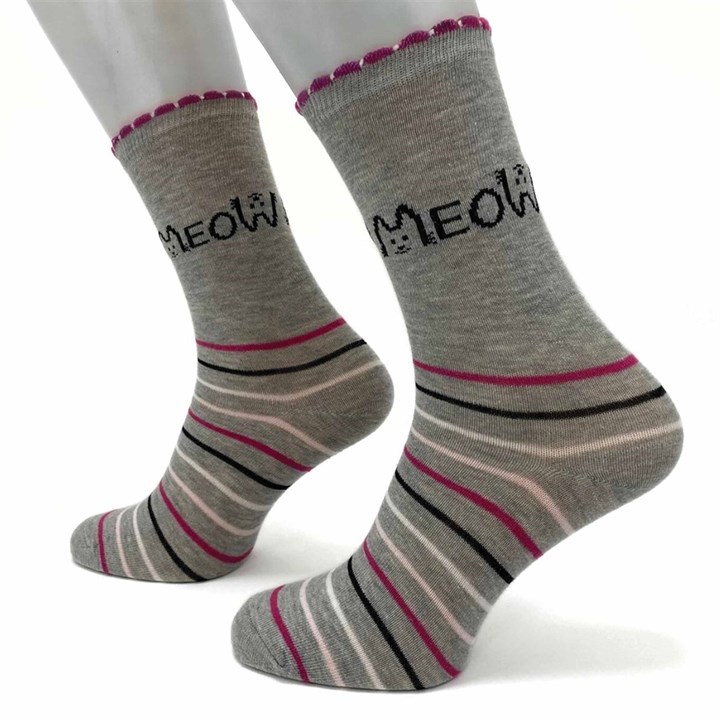 Meow Socks – Size 4 – 8