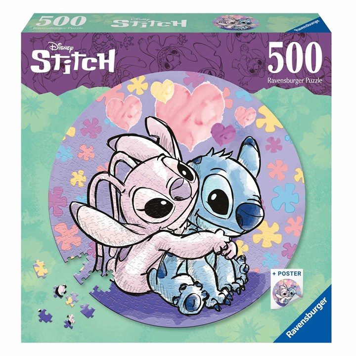 Ravensburger Disney, Stitch Circular Jigsaw