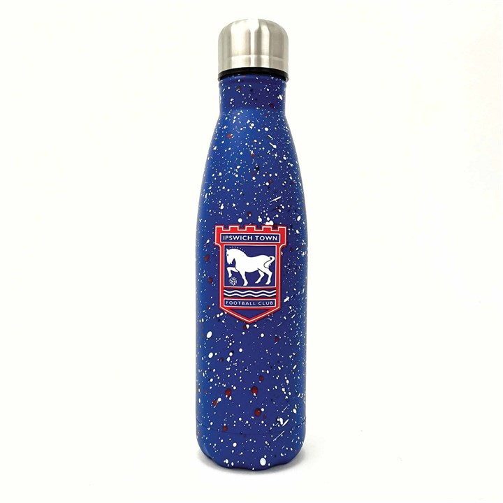 Ipswich Town FC Paint Splatter Water Bottle