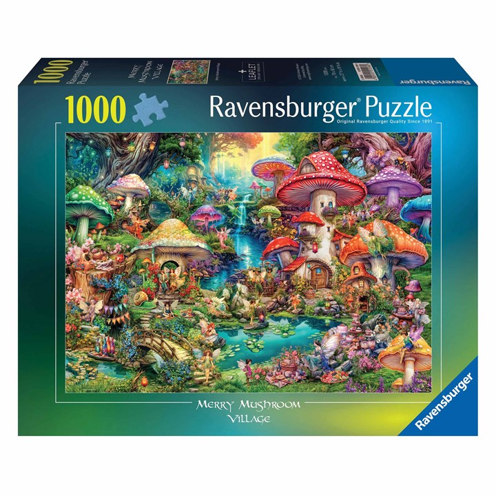 Ravensburger, Merry Mushroom Village Jigsaw