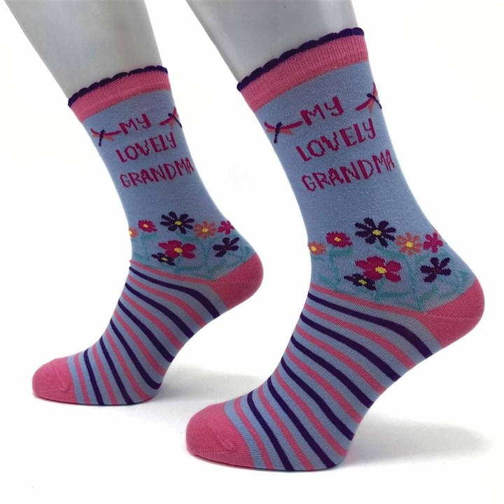 My Lovely Grandma Socks – Size 4 – 8