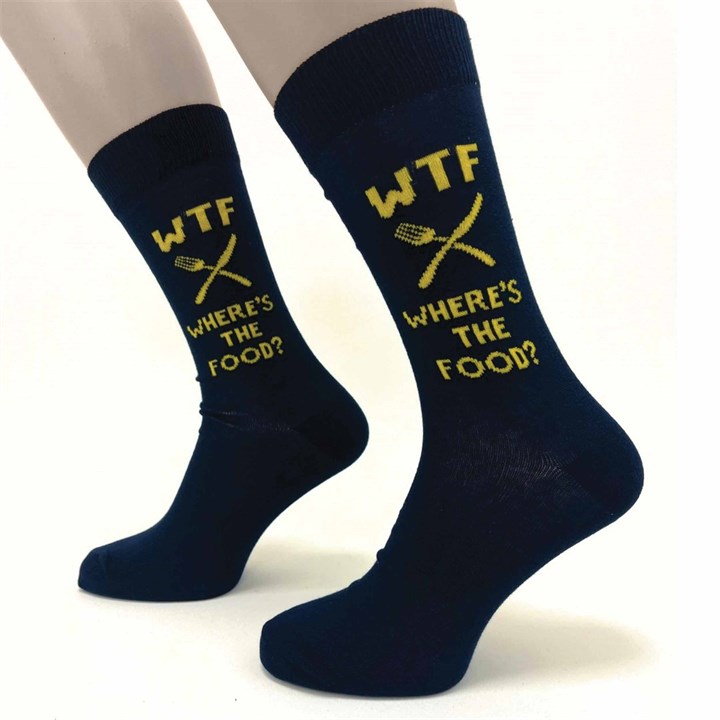 WTF?! Where’s the Food? Socks – Size 7 – 11