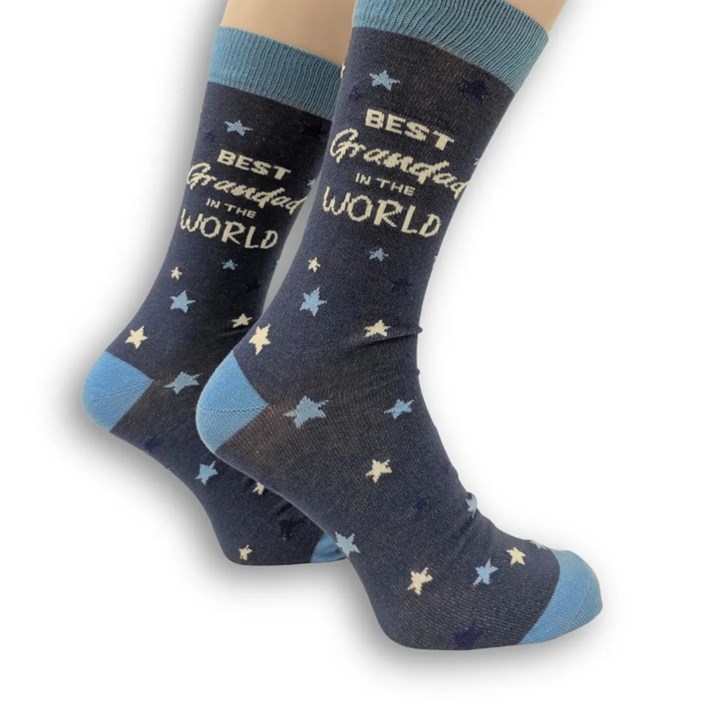 Best Grandad In The World Socks – Size 7 – 11