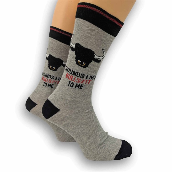 Sounds Like Bullsh*t To Me Socks – Size 7 – 11