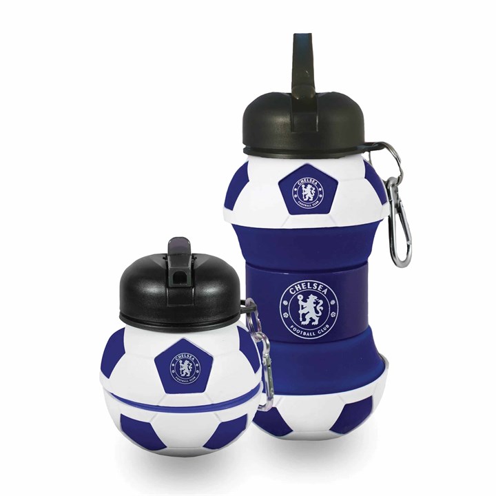 Chelsea FC Collapsible Football Water Bottle