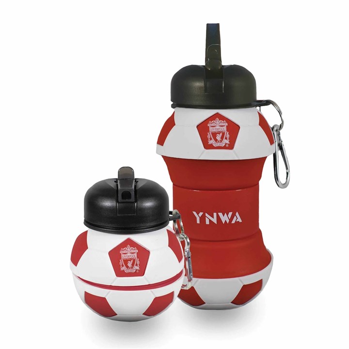 Liverpool FC Collapsible Football Water Bottle