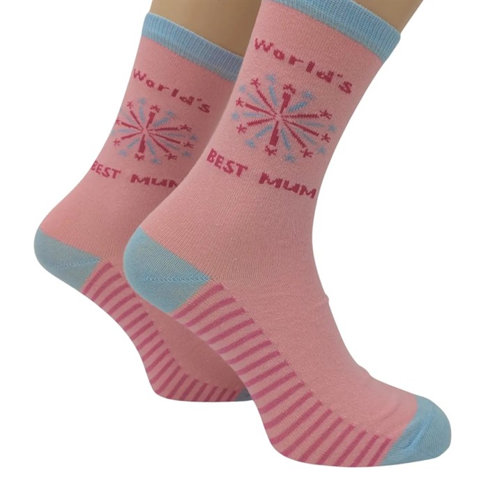 World’s Best Mum Socks – Size 4 – 8