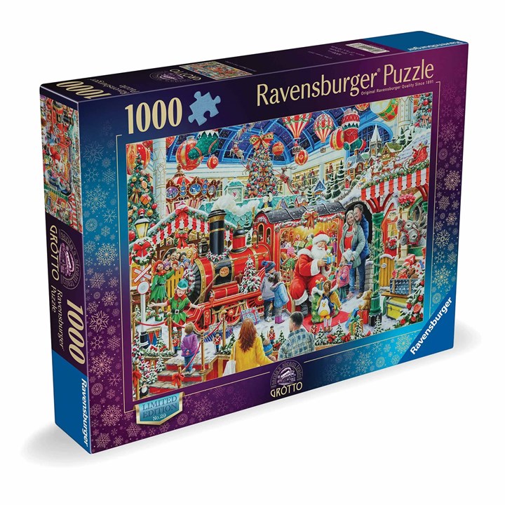 Ravensburger, Santa’s Steam Train Grotto Jigsaw