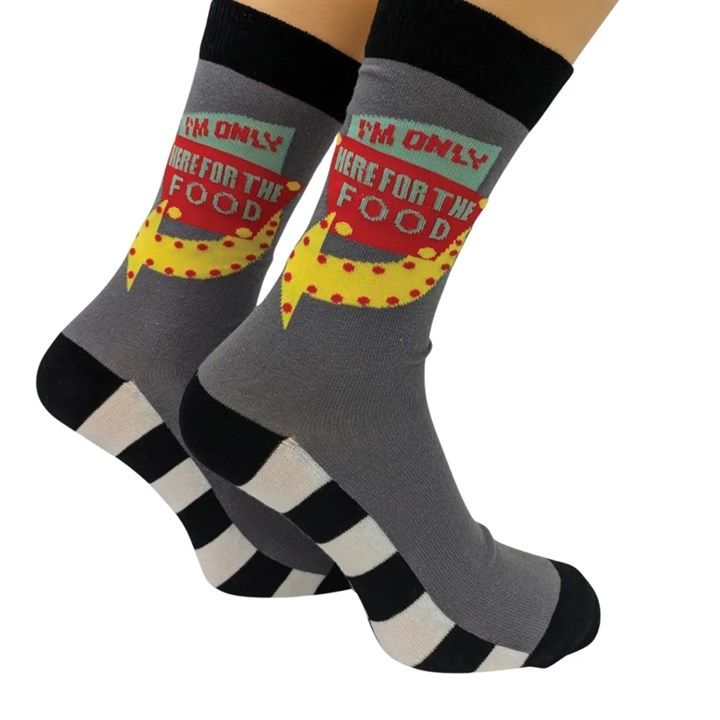 I’m Only Here For the Food Socks – Size 7 – 11
