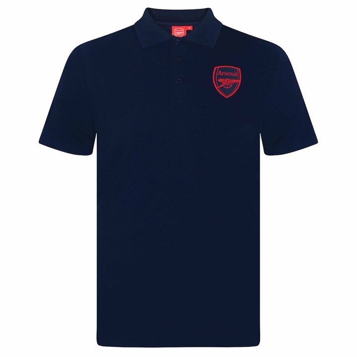 Arsenal FC Adult Navy Polo Shirt Extra Large