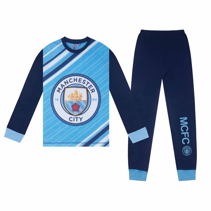 Manchester City FC Kids Long Pyjamas 5 – 6 Years