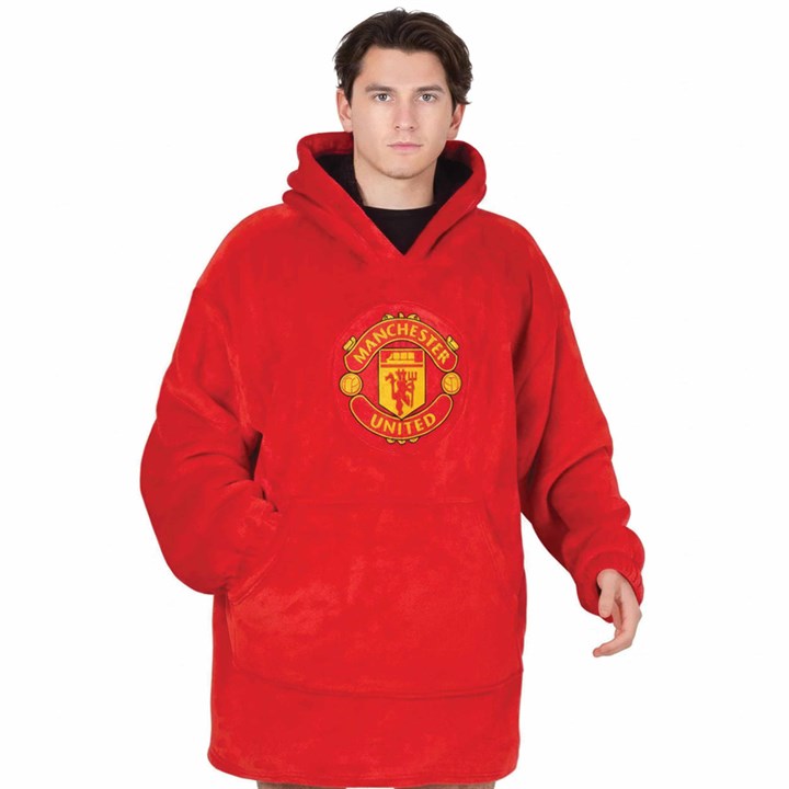Manchester United FC Adult Oversized Hoodie XL – XXXL