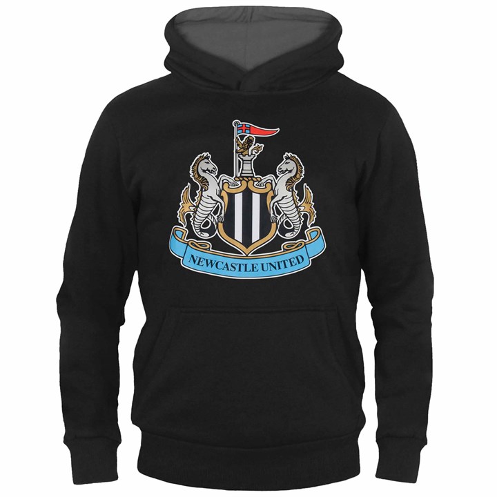 Newcastle United FC Kids Black Hoodie 6 – 7 Years