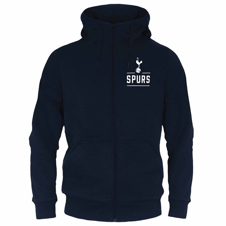 Tottenham Hotspur FC Adult Navy Zip Hoodie XXL