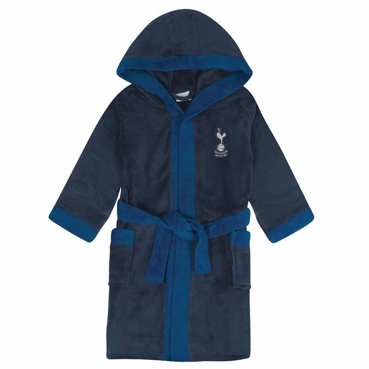 Tottenham Hotspur FC Kids Navy Hooded Dressing Gown 7 – 8 Years