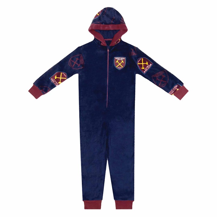 West Ham United FC Kids Navy All-In-One