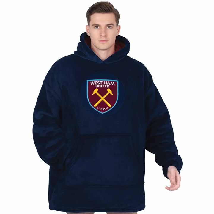 West Ham United FC Adult Oversized Hoodie S – L