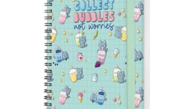 Kitty Bubble Tea Small Day To View Spiral Diary 2027