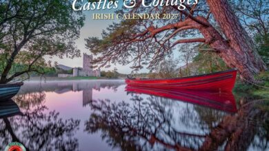 Castles & Cottages Ireland A4 Calendar 2027