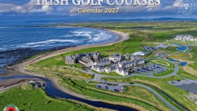 Irish Golf Courses A4 Calendar 2027