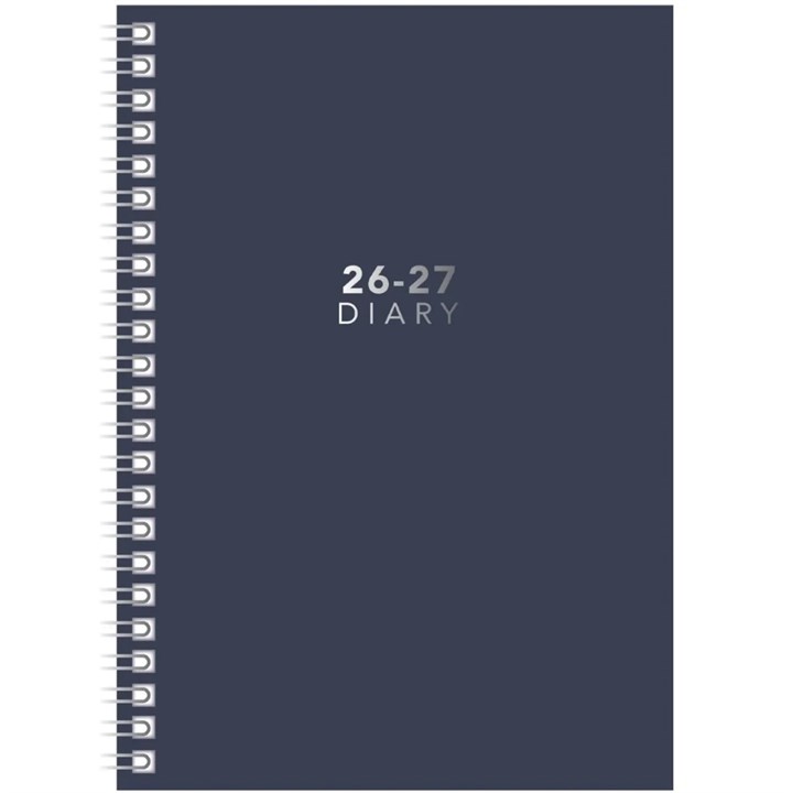 Black Academic Week-To-View A5 Diary 2026 – 2027