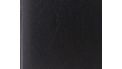 Black Hardback Day To View A4 Diary 2027