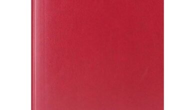 Dark Red Hardback Week To View A4 Diary 2027