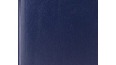 Dark Blue Hardback Day To View A5 Diary 2027