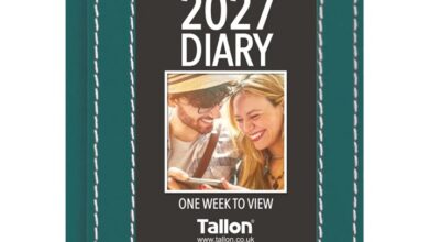 Green Photo Album A7 Diary 2027