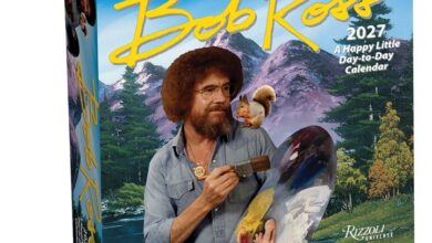 Bob Ross Desk Calendar 2027