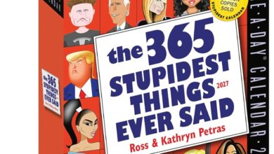 365 Stupidest Things Ever Said Desk Calendar 2027