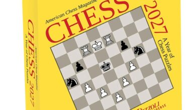 Chess Desk Calendar 2027
