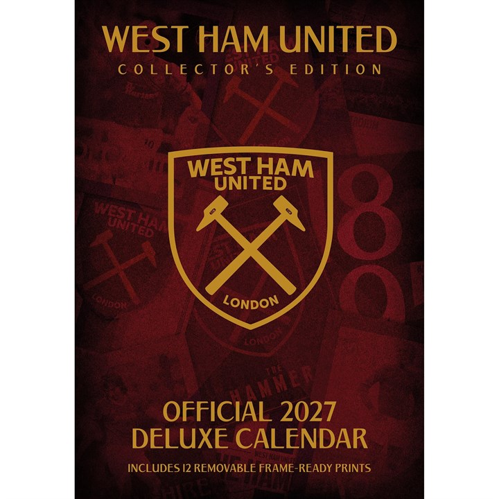 West Ham United FC Collector’s Edition A3 Calendar 2027