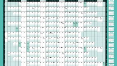 Academic Yearly Poster Planner 2026 - 2027