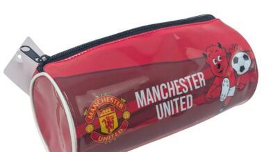 Manchester United FC Mascot Barrel Pencil Case