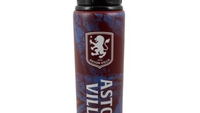 Aston Villa FC Print Water Bottle