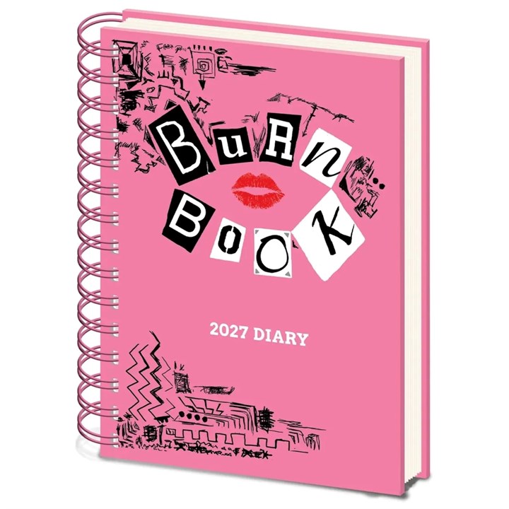 Mean Girls, Burn Book Day To View A5 Diary 2027