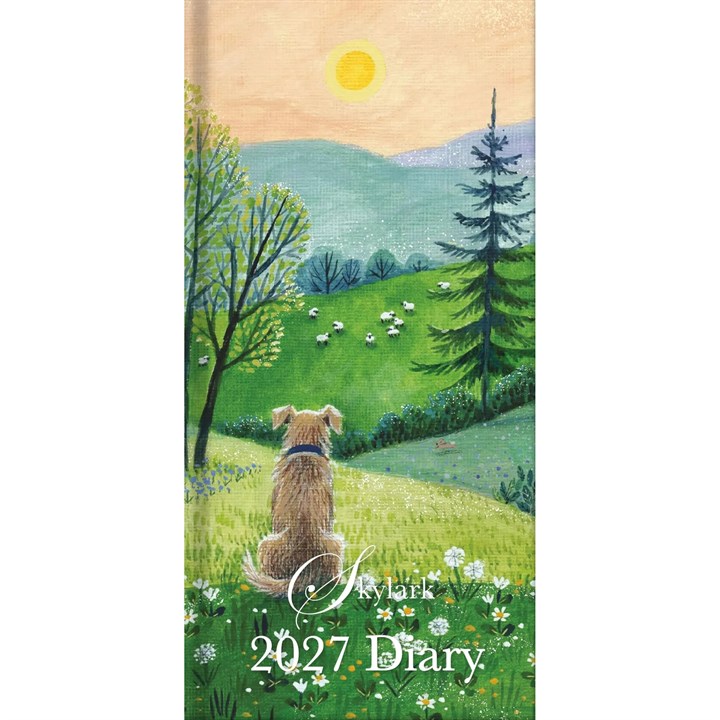 Skylark, Dogs View Slim Diary 2027