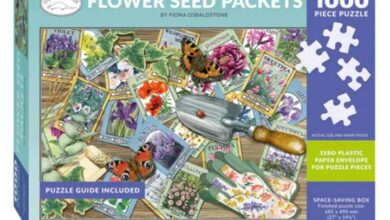 Flower Seed Packets Jigsaw