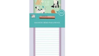 Dogs Magnetic Memo Pad